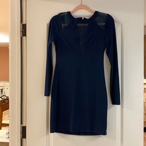 Navy long sleeve dress